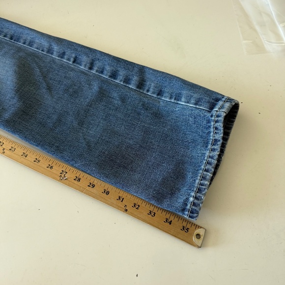 Ariat M5 Straight Fit Distressed Western Denim Work Jeans Mens 32 x 36 - Picture 10 of 12